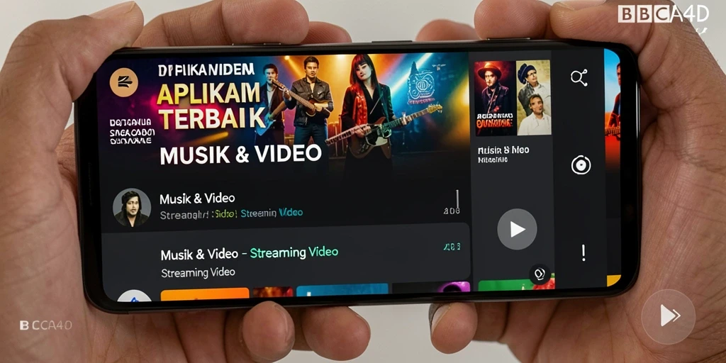 Tampilan antarmuka BBCA4D yang intuitif dan modern untuk streaming video.