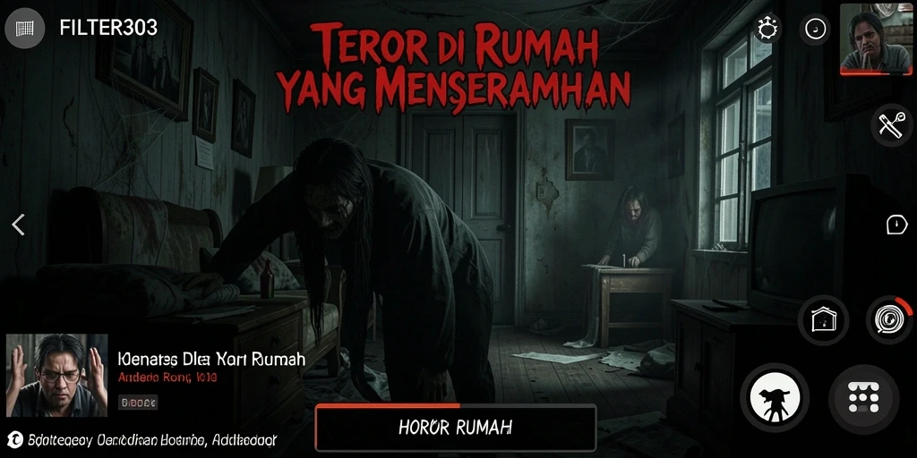 Tampilan luar biasa dari permainan Horor Rumah yang menegangkan.