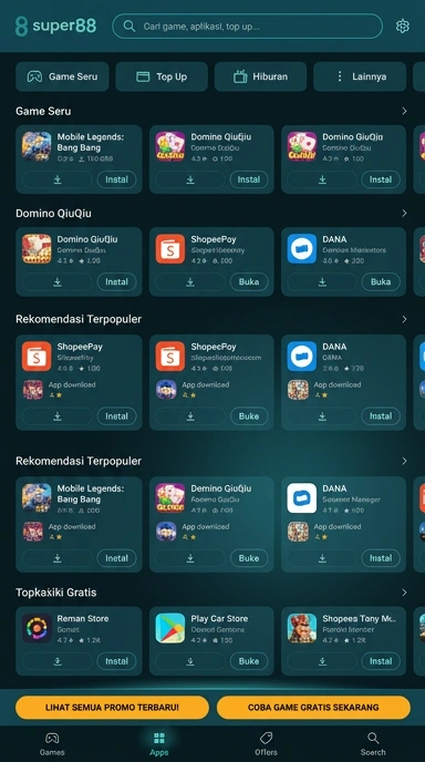 Aplikasi Populer Super88 | Hub Unduhan Terpercaya